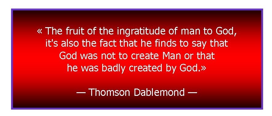 Why Did God Create a Man?